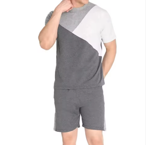 High Quality Summer Custom Logo Cotton Men's Shorts And T Shirt Sets Jogger 2 Piece Set Shorts Set For Mens